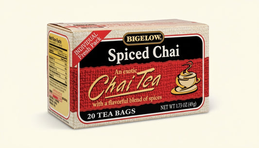 Bigelow Spiced Chai Black Tea Tea Bags product image - Pops Trading Company