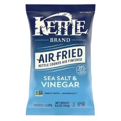 Kettle Brand Sea Salt & Vinegar Air Fried Potato Chips 4.25 oz Bags bag - Sea Salt & Vinegar Air Fried flavor