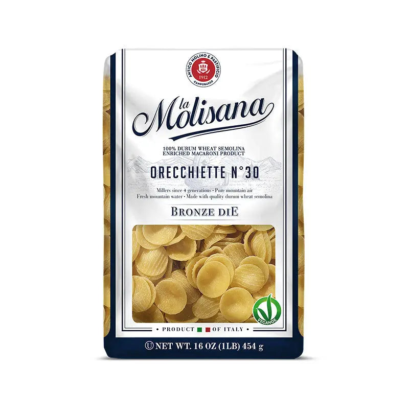 La Molisana Orecchiette Pugliesi No. 30 front package image - Pops Trading Company