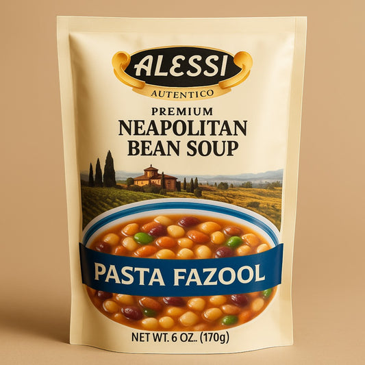Alessi Pasta Fazool Neapolitan Bean Soup Mix 6 oz product image - Pops Trading Company
