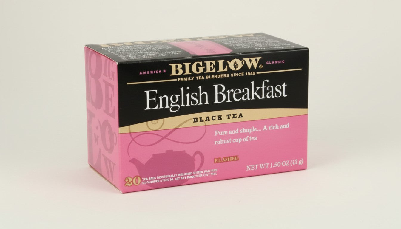 Bigelow English Breakfast Black Tea Tea Bags product image - Pops Trading Company
