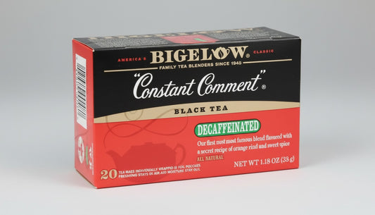 Bigelow Constant Comment Decaf Black Tea Tea Bags product image - Pops Trading Company