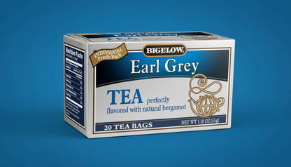 Bigelow Earl Grey Black Tea Tea Bags product image - Pops Trading Company