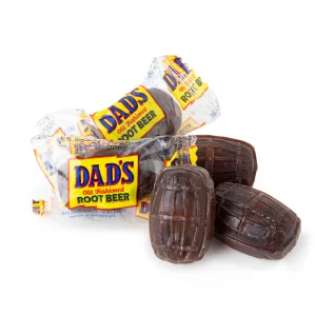 Gerominas Root Beer Barrels 2 lb product image from Gerominas at Pops Trading Company