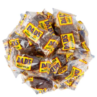 Gerominas Root Beer Barrels 1 lb product image from Gerominas at Pops Trading Company