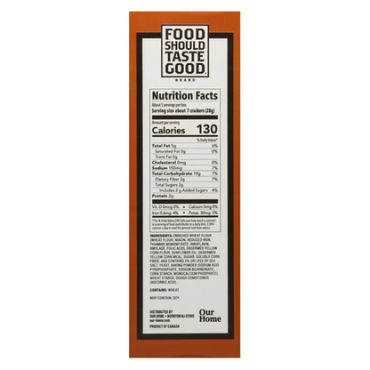 Food Should Taste Good Cornbread Pita Crackers 5 oz Box