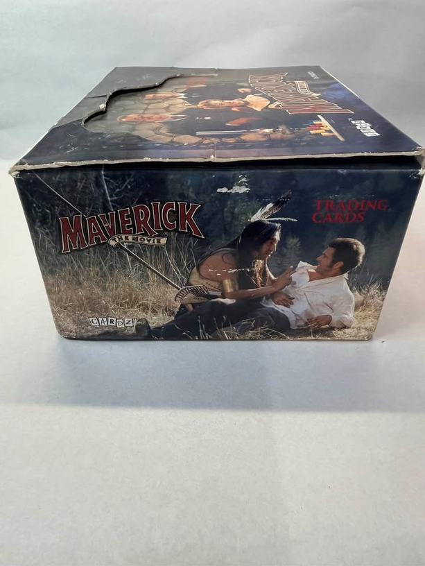 1994 Maverick Movie Trading Cards – 26 Sealed Packs & Display Box