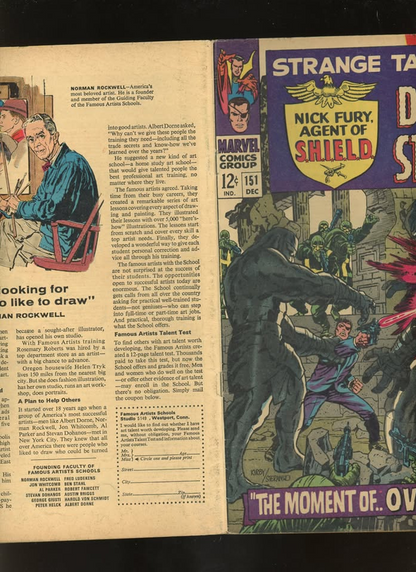 Strange Tales #151 (1966) Jim Steranko 1st Marvel Work VG 4.0