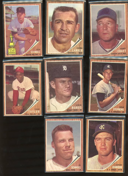 1962 Topps Baseball 17-Card Lot – Yankees Rookies & Checklist