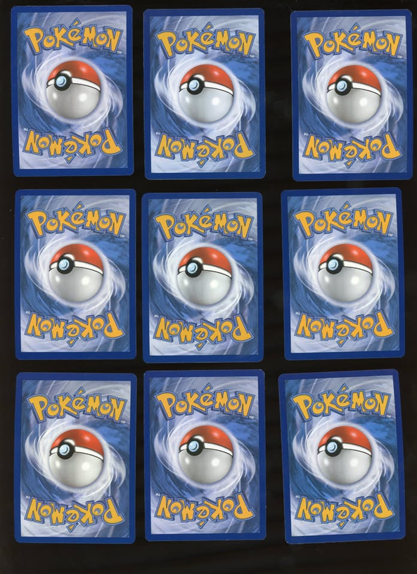 Pokémon Lot 19 – 9 Reverse Holo Cards Lapras Nest Ball & More