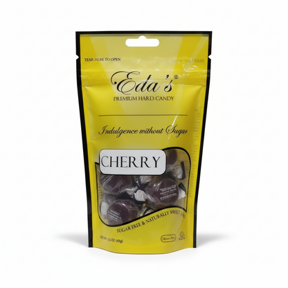 Eda's Sugar Free Cherry Hard Candy 3.5 oz 6 Pack product image at Pops Trading Company