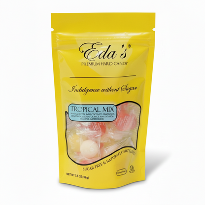 Eda's Sugar Free Tropical Fruit Hard Candy 3.5 oz 1 Pack product image at Pops Trading Company
