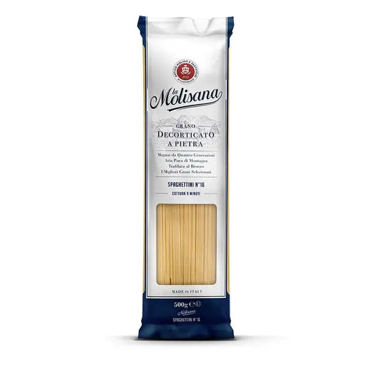 La Molisana Thin Spaghetti No. 16 front package image - Pops Trading Company