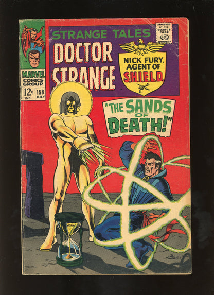Strange Tales #158 (1967) 1st Full Living Tribunal Marvel VG- 3.5