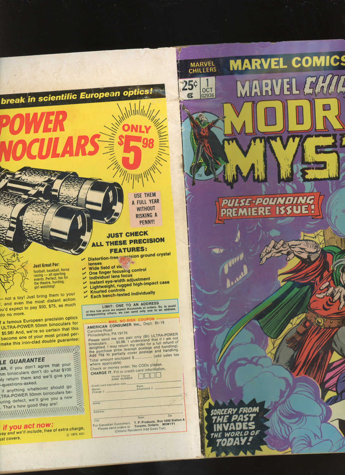 Marvel Chillers #1 (1975) 1st Modred the Mystic GD/VG 3.0