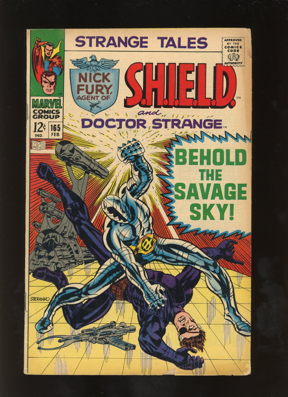 Strange Tales #165 (1968) Nick Fury Doctor Strange Steranko Cover