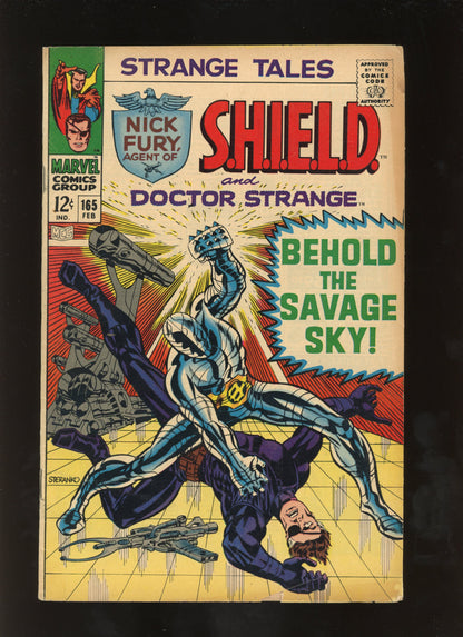 Strange Tales #165 (1968) Nick Fury Doctor Strange Steranko Cover