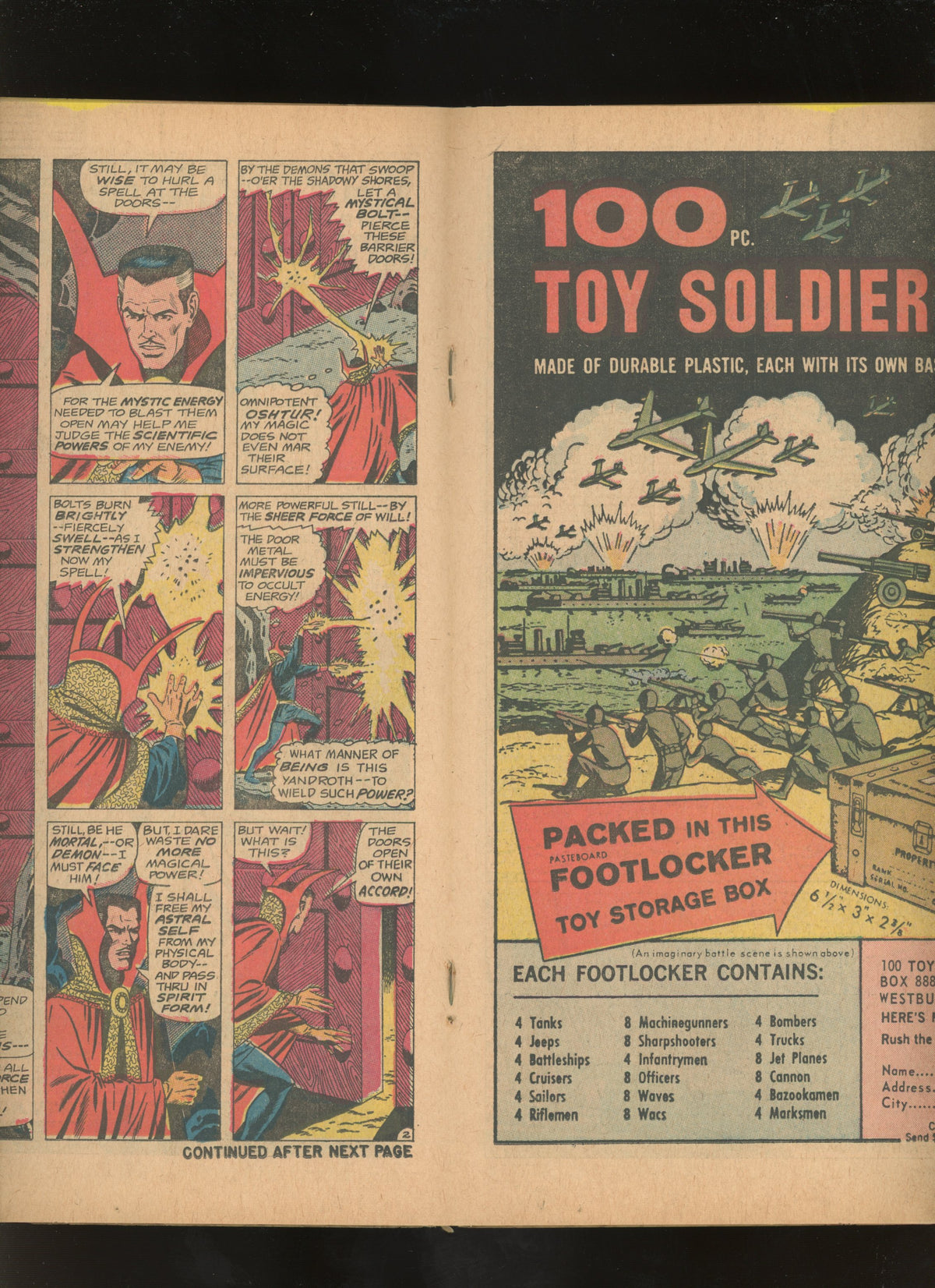 Strange Tales #165 (1968) Nick Fury Doctor Strange Steranko Cover
