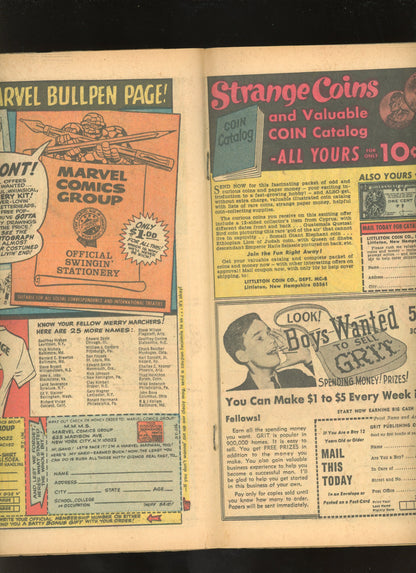 Strange Tales #136 (1965) Nick Fury S.H.I.E.L.D. Doctor Strange GD 2.0