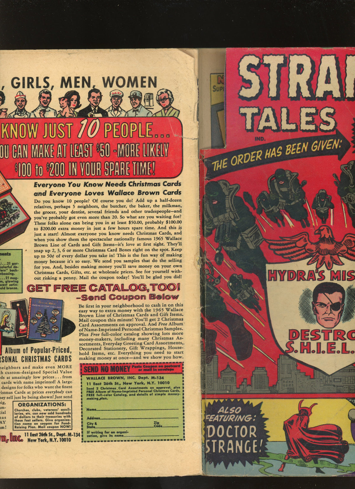 Strange Tales #136 (1965) Nick Fury S.H.I.E.L.D. Doctor Strange GD 2.0