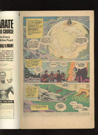 1975 Atlas Comics Planet of Vampires #3 Bronze Age Horror Sci-Fi Comic