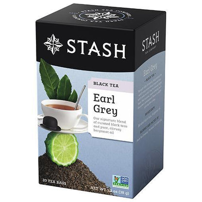 Stash Earl Grey Black Tea Bags 30ct product image at Pops Trading Company