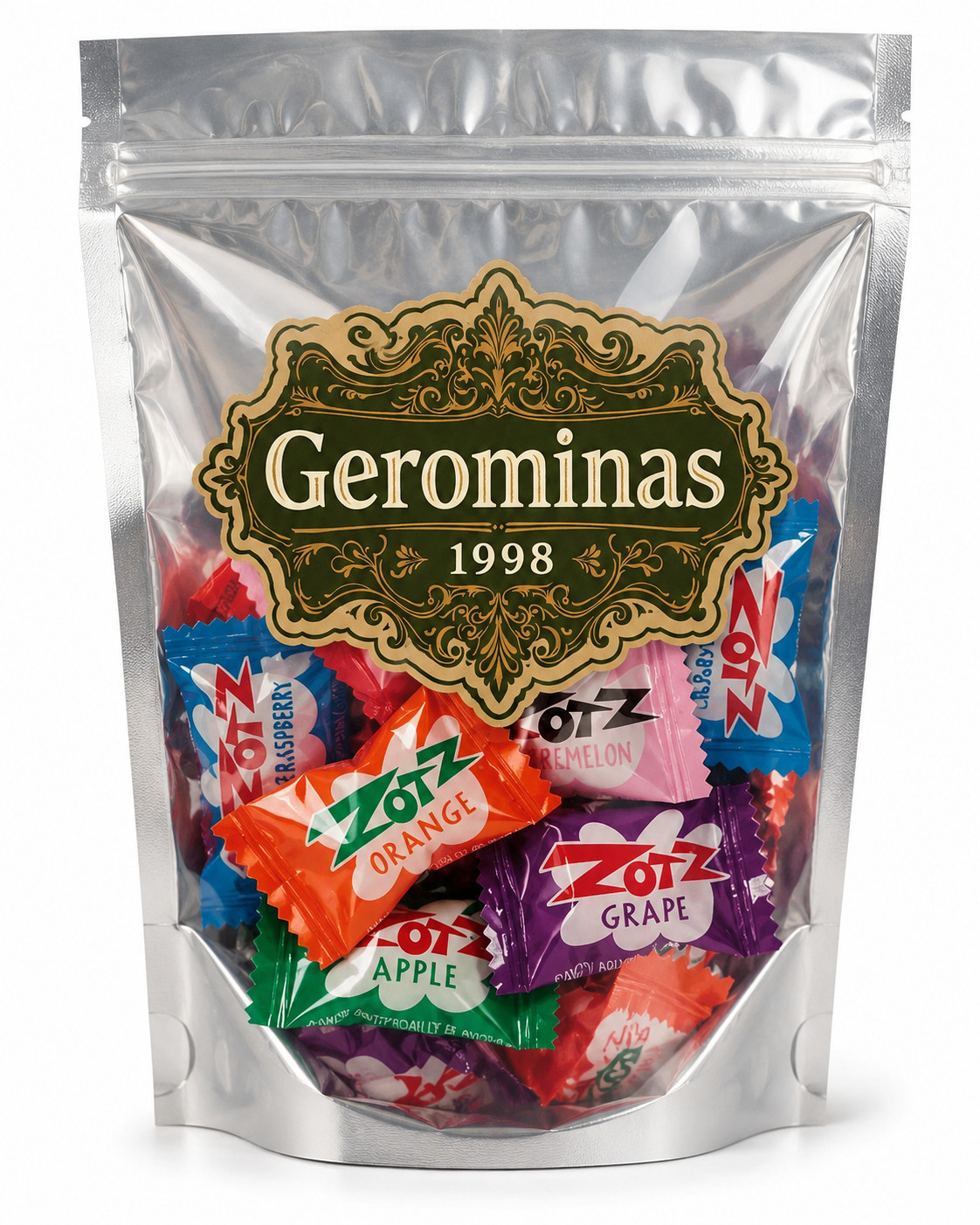 Gerominas ZOTZ Assorted Fizzy Candy 8 oz product image from Gerominas at Pops Trading Company