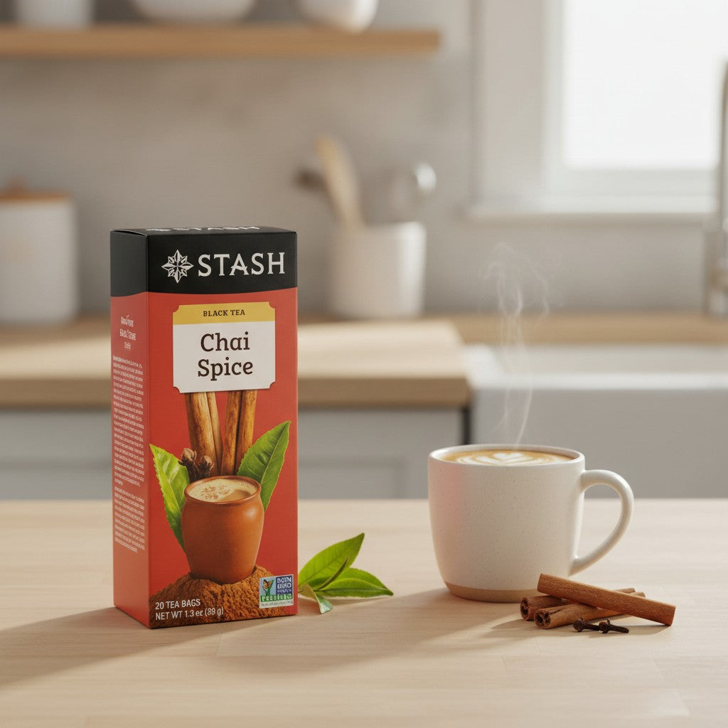 Stash Chai Spice Black Tea Bags 30ct product image at Pops Trading Company