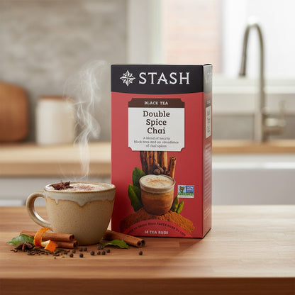 Stash Double Spice Chai Black Tea 30ct product image at Pops Trading Company