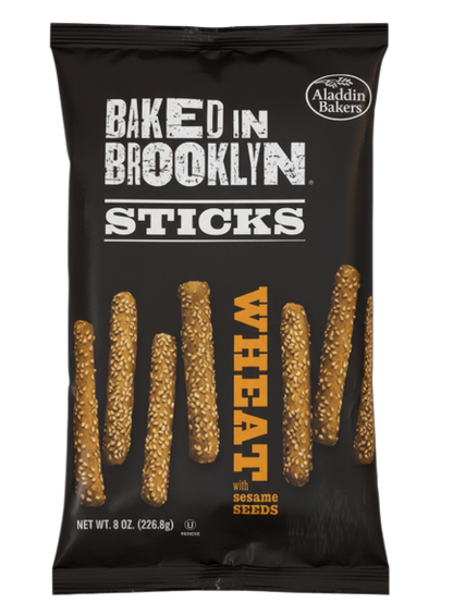 Baked in Brooklyn Deli Style Whole Wheat Sesame Breadsticks 6 oz 1 Pack product image at Pops Trading Company