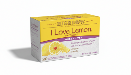 Bigelow I Love Lemon Herbal Tea Tea Bags product image - Pops Trading Company