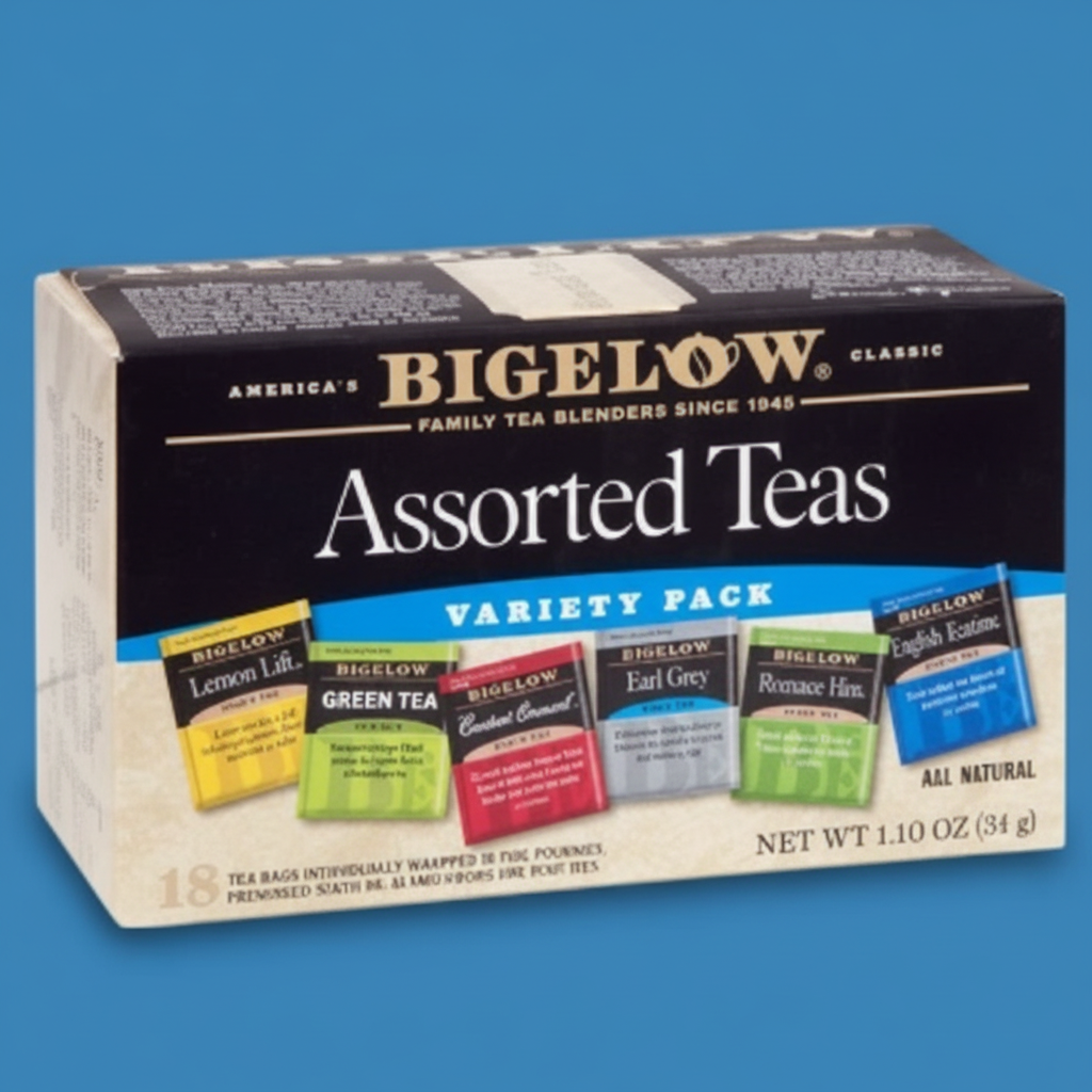 Bigelow Assorted Tea Variety Pack Tea Bags product image - Pops Trading Company
