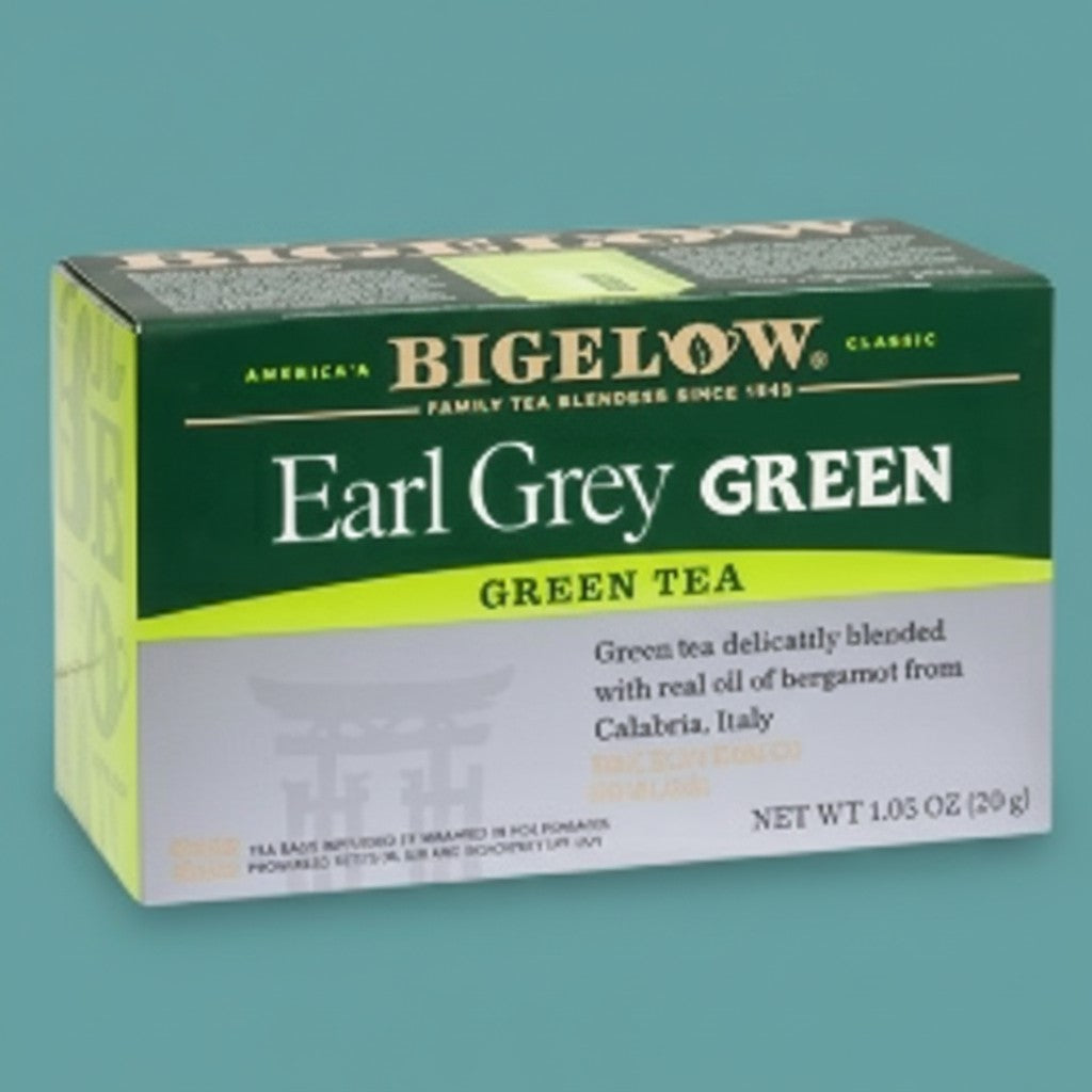 Bigelow Green Earl Grey Tea Tea Bags product image - Pops Trading Company
