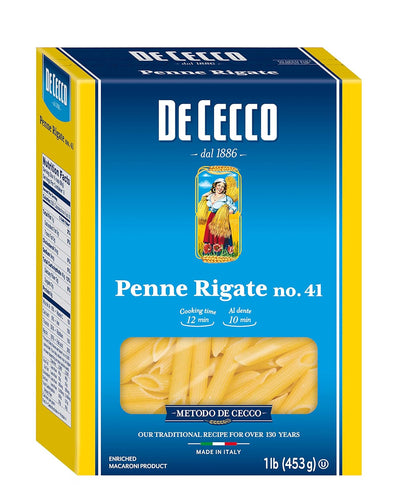 De Cecco Pasta Custom Bundle 1 lbs Ea Penne Rigate, Orecchiette & Gemellii side package detail image - Pops Trading Company