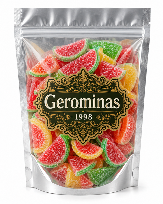Gerominas Assorted Fruit Slices 8 oz product image from Gerominas at Pops Trading Company