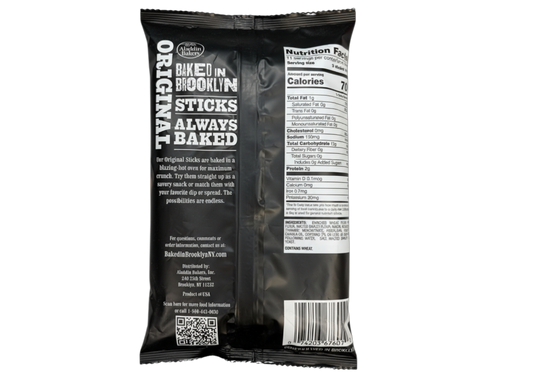 Baked in Brooklyn Deli Style Original Breadsticks 6 oz 2 Pack product image at Pops Trading Company