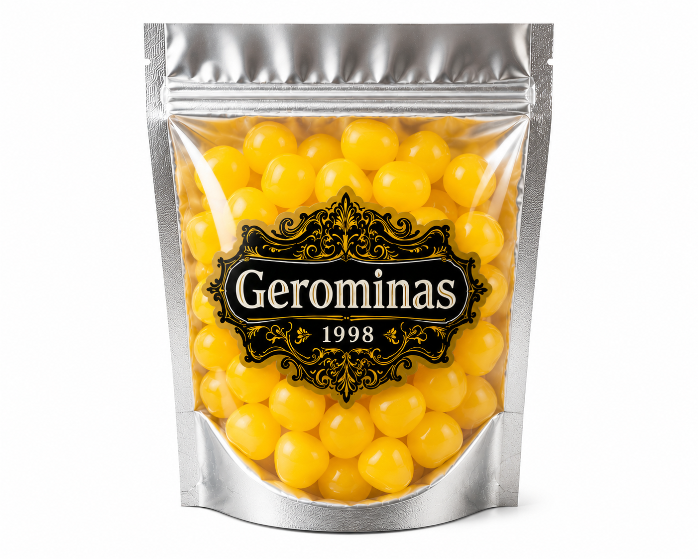 Gerominas Lemon Fruit Sours 8 oz product image from Gerominas at Pops Trading Company