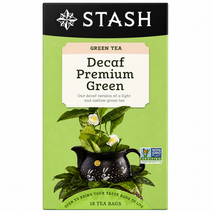 Stash Decaf Premium Green Tea Bags 30ct product image at Pops Trading Company