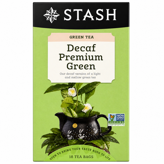Stash Decaf Premium Green Tea Bags 30ct product image at Pops Trading Company