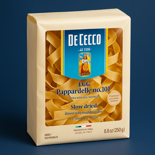 De Cecco Pappardelle No. 101 8.8 oz Box package image