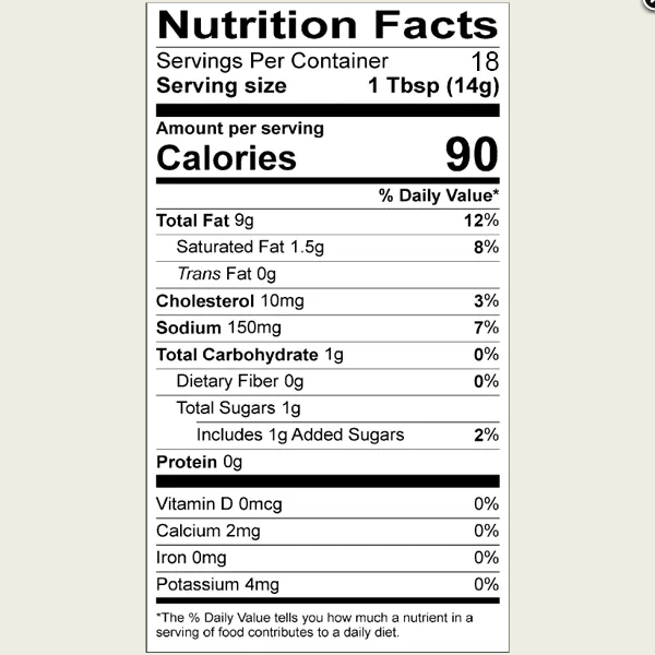 Kelchner's Spicy Sriracha Sauce 9 Ounce Squeeze Bottle Gluten free nutrition facts and ingredients image - Pops Trading Company