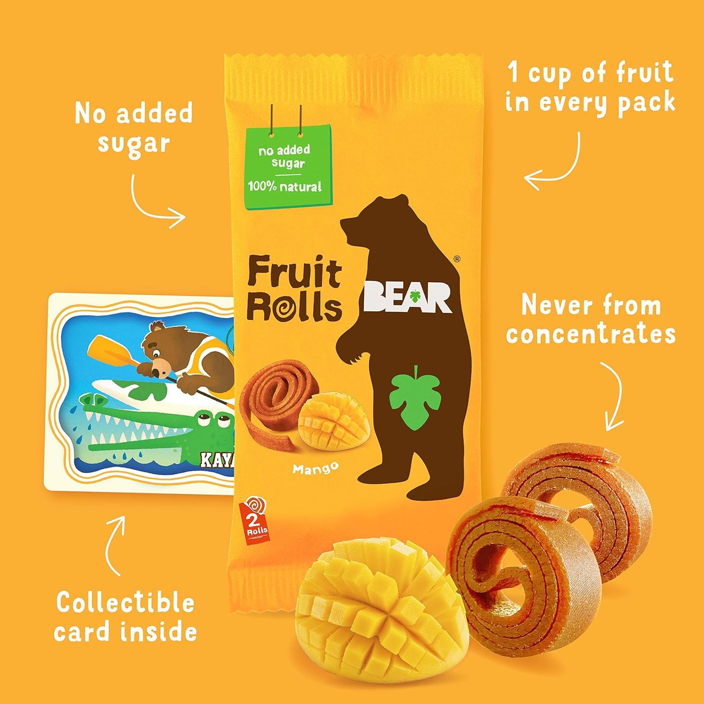 BEAR Fruit Rolls & Fruit Splits Variety Pack 10 Pack 3 Pack product image from BEAR Snacks at Pops Trading Company