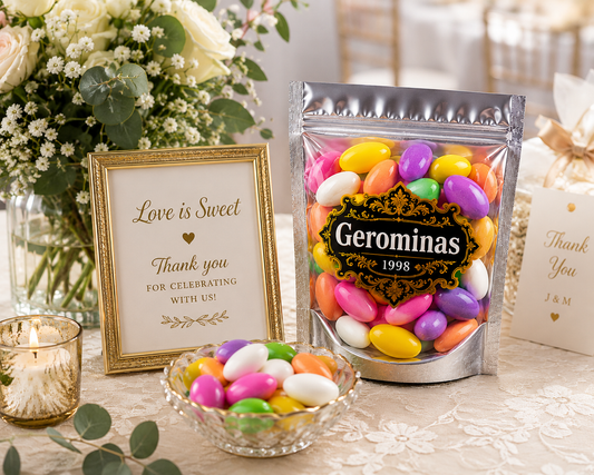 Gerominas Assorted Jordan Almonds 1 lb product image from Gerominas at Pops Trading Company