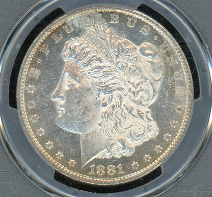 1881-O Morgan Silver Dollar PCGS Genuine Cleaned UNC Detail New Orleans Mint- 808 product image - Pops Trading Company