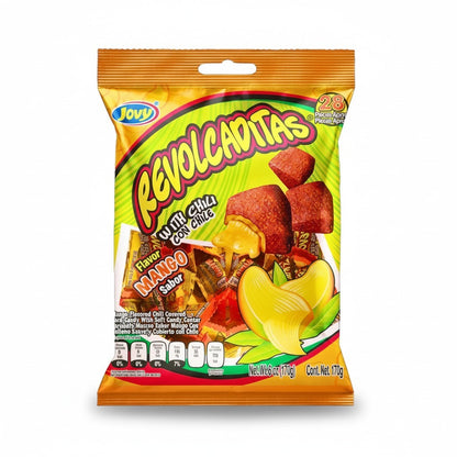 Jovy Mango Revolcaditas Sweet & Spicy Candy 6 oz 1 Pack product image at Pops Trading Company