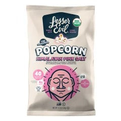 LesserEvil Himalayan Pink Salt Organic Popcorn 4.6 oz product image at Pops Trading Company