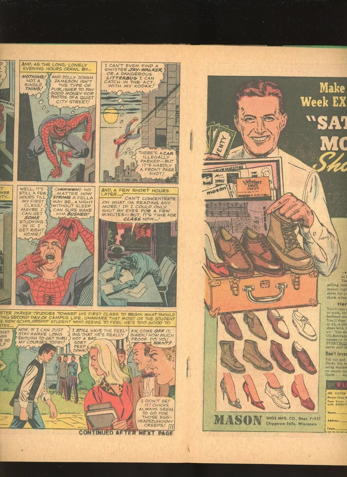 Amazing Spider-Man #31 1965 centerfold staples condition Silver Age Marvel comic